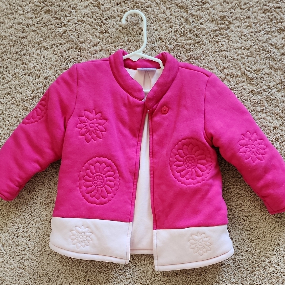 Hanna Andersson Pink Quilted Kids Jacket